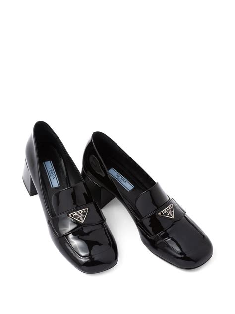 prada loafer pumps|farfetch prada loafers.